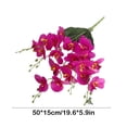thumbnail image 3 of Avdolw Simulation Flower Orchid Fake Flower Arrangement for Home Living Room Wedding Party Decorations, 3 of 6