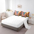 thumbnail image 3 of YST Kids Dragon 7-Piece Cartoon Animal Comforter Set, King, Red Flower Bedding, 3 of 4