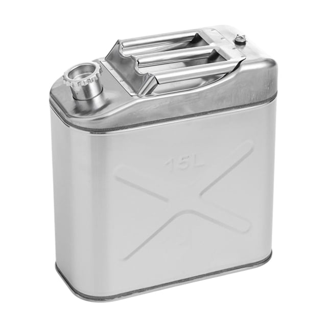 jinwen Petrol Can Bucket Stainless Steel Practical Good Sealing Versatile 15L