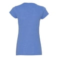 thumbnail image 3 of Gildan Ladies Softstyle  T-Shirt, S, Heather Royal, 3 of 3