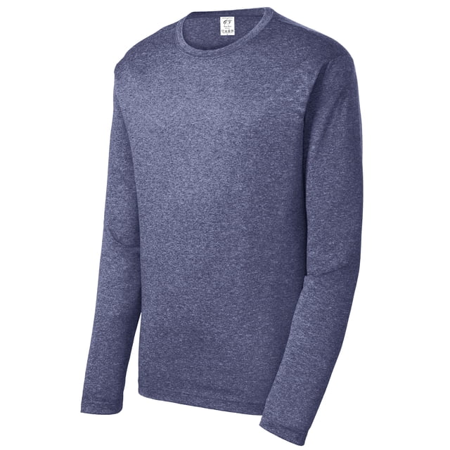 Gravity Threads Mens Long-Sleeve Heather Shirt - True Navy - 3X-Large