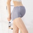 thumbnail image 4 of LSLJS Culottes en Dentelle Côtelée Taille Haute Gainantes pour Femmes Enceintes, sous-Vêtements de Maternité, 4 of 9