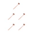 thumbnail image 2 of Redempat Cute Tea Spoon Exquisite Stainless Steel Spoon For Tea Drinking Teaware cat paw rose gold 1 5Set, 2 of 6