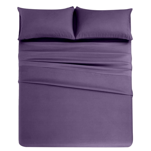Four-Piece Bedding Set for Bedroom Home - Microfiber Comforter Cover with Pillowcases Soft Durable Sleep for All Rooms