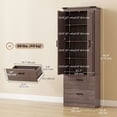 thumbnail image 3 of HOMCOM 67" Tall Kitchen Pantry Cabinet with Adjustable Shelves, 3 of 10