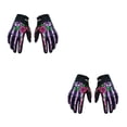thumbnail image 2 of Decodeary Lightweight And Shockproof Skeleton Riding Gloves For Autumn Winter Breathable And Comfortable Durable Waterproof pink L 2Set, 2 of 6