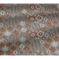 thumbnail image 5 of oneOone Viscose Jersey Fabric Block & Geometric Ikat Print Sewing Fabric BTY 60 Inch Wide, 5 of 5