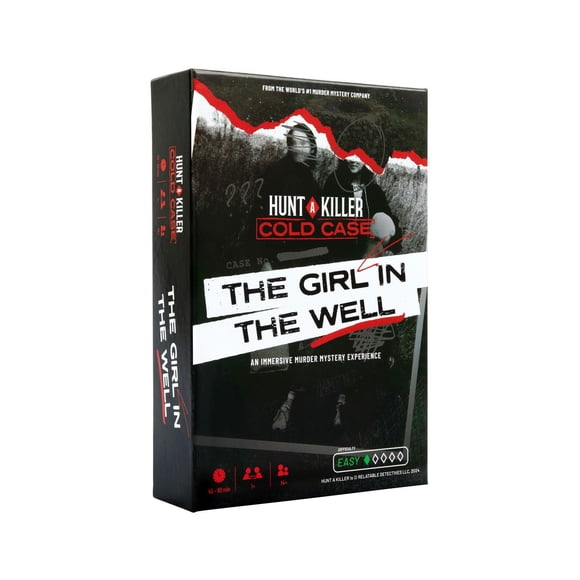 Hunt A Killer: Cold Case: Girl in The Well, Interactive Murder Mystery Game, for Ages 14+