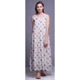 thumbnail image 3 of Bimba Rayon Sleeveless Rayon Nightgowns For Women Printed Maxi Length Sleepwear-2X, 3 of 5