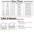 thumbnail image 3 of Qertyioot Soutien-Gorge pour Femmes Imprimé Froncé Grande Taille sous-Vêtements Quotidiens, 3 of 3