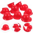 thumbnail image 3 of MOVTOTOP 10Pcs Mini Helmets Creative Mini Helmet Red Color for Imaginative Play Entertainment Decorative Use by Children, 3 of 8