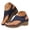 Navy, variant on Wedge Sandals for Women Arch Support Tong Sandal Ankle Strap Flip Flops Comfortable Lightweight Beach Shoes Brown Size 9