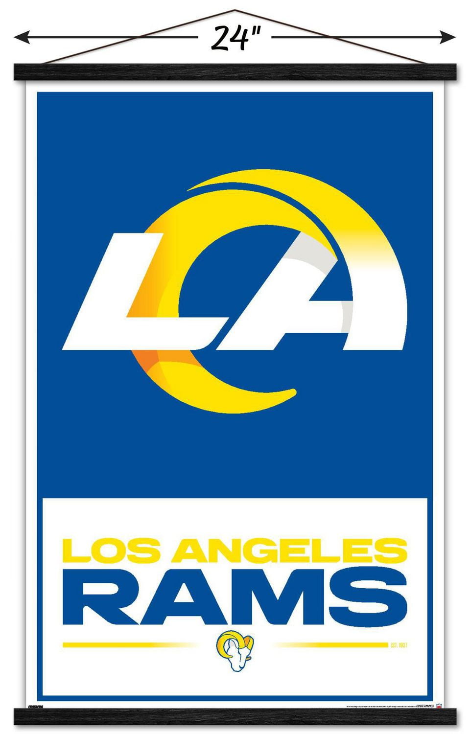 NFL Los Angeles Rams - Logo 21 Wall Poster