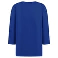 thumbnail image 5 of RXIRUCGD Hauts à Boutons Décontractés Unis pour Femmes, Bleu, Taille : L, 5 of 5