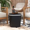 thumbnail image 2 of Costway 4 Gallon Portable Cooler Bar Table with Handle Bottle Opener & Lift Top Lid Black, 2 of 10
