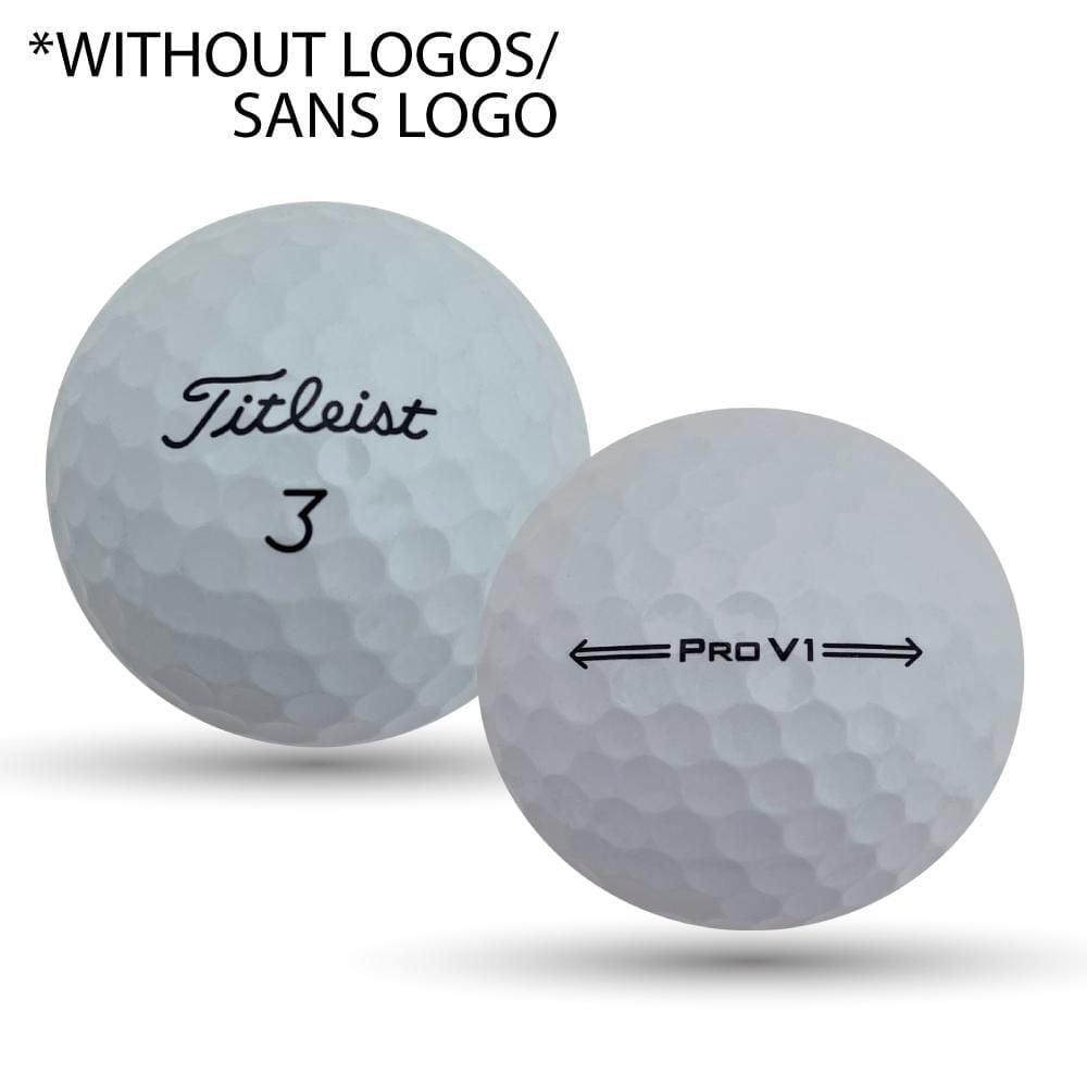 Mulligan - 36 balles de golf récupérées Titleist Prov V1 2022 5A Pristine, Blanc