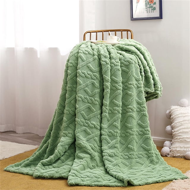 Fankiway 120*200Cm Super Soft Warm Solid Warm Micro Plush Fleece Blanket Throw Rug Sofa Bedding Blanket Throws for Sofa Soft Blankets and Throws Clearance