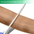 thumbnail image 4 of Unique Bargains Floor Transition Strip 3.3Ft 1 Meter Self Adhesive for Height 3mm Dark Wood, 4 of 6