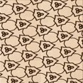 thumbnail image 1 of Ahgly Company Machine Washable Indoor Square Transitional Light Brown Area Rugs, 5' Square, 1 of 7