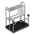 thumbnail image 1 of Stainless Steel Kitchen Cutting Board Storage Rack for Efficient Organization and Space Saving, 1 of 5