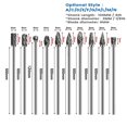 thumbnail image 4 of 100mm Longue Portée Fraise Rotative Double Coupe Carbure de Tungstène Sculpter Bit 3mm Tige, 4 of 6