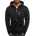 thumbnail image 2 of ORUYROP Sweat à Capuche Zippé pour Hommes, Mode Automne/hiver 2023, Veste Décontractée à Manches Longues, 2 of 6