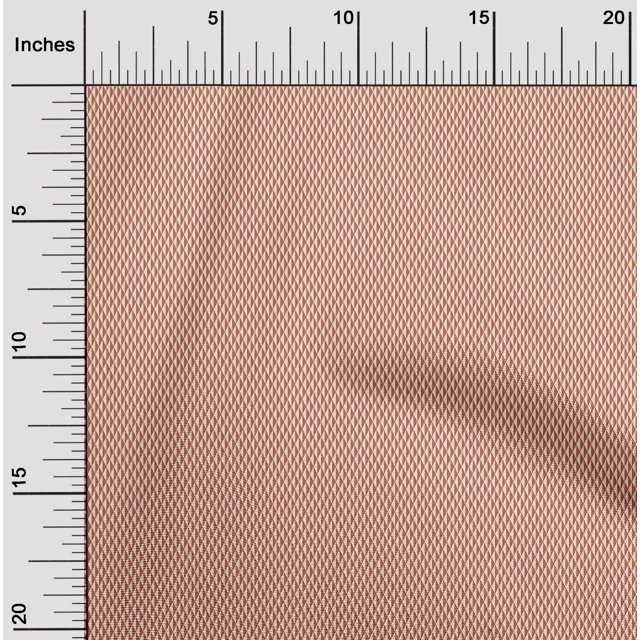 oneOone Viscose Chiffon Fabric Triangle Geometric Fabric Prints By Yard 42 Inch Wide