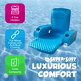 thumbnail image 3 of TRC Recreation Folding Baja Chair Swimming Pool Float Armchair, Marina Blue, 3 of 7
