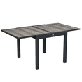thumbnail image 1 of Outsunny Extendable Outdoor Dining Table with Aluminum Frame, for Balcony (1 Count), 1 of 10