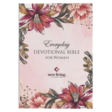 Devotional Bible NLT pour Femmes Couverture Souple, Floral