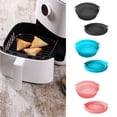 thumbnail image 4 of Fryer Baking Pan Odor-free Anti-Deformed High Temperature Resistance Foldable  Bakeware Solid Color Air-Fryer Silicone Pot Pan for Kitchen, 4 of 12