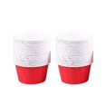 thumbnail image 2 of EGNMCR Large Flanged Cake Cups Multicolor Baking Desserts High Temperature Cake Cups Baking paper cup, 2 of 3