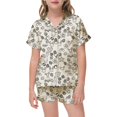 thumbnail image 1 of PMVFHDE Langes pour Bébés Filles Ensemble de Pâques pour Enfants Bricolage Peint à la Main Tenue de Maison avec Pyjama Coloré les Filles Peuvent Jouer et le Porter au Quotidien Ensembles 2 Pcs pour Filles Jaune Pâle,8-9 Ans, 1 of 4