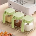 thumbnail image 1 of EGNMCR Kitchen Gadgets Glass Spice Jars Kitchen Organizer Spice Jars Spice Bottle Spice Jars Compact Size Easy To Use Keep Food Dry Suitable For Kitchen Dining Room Glass Spice Jar, 1 of 6