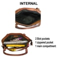 thumbnail image 4 of Madosh Sac à Bandoulière pour Femmes en Cuir Véritable Brun Cabas Sac à Main pour Dames Sac Cabas, 4 of 6