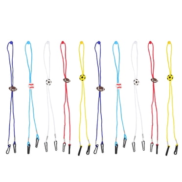 Miangastore Eyeglasses Strap Plastic Prevent Glasses From Slipping 10Pcs 12.6X0.8X0.2In