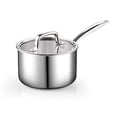 thumbnail image 2 of Cook N Home 02644 7-Piece Tri-Ply Clad Stainless Steel Cookware Set, Silver, 2 of 5