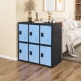thumbnail image 4 of Mecolor Furniture 6 Door Staff Locker with Lock Latch, Office Cabinet for Books Files Lunch Boxes Storage, 4 of 6