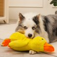 thumbnail image 3 of 1pc Large Duck Design Pet Grinding Teeth Squeaky Plush Toy, Durable Chew Toy For, 3 of 4