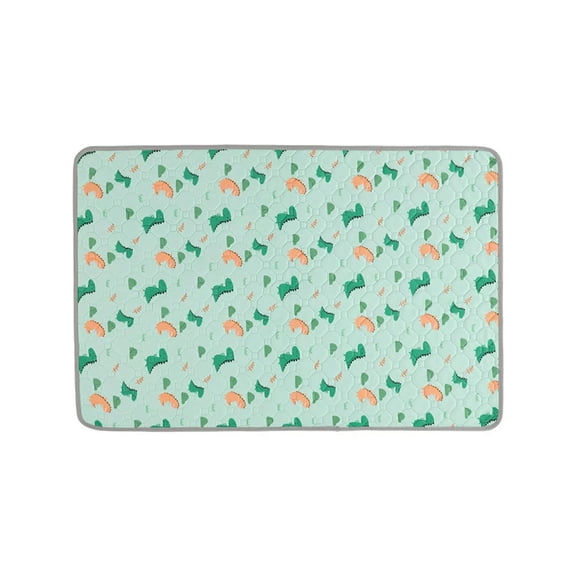 Qocolhg Tapis Pipi pour Animaux Vert Lavable pour Chiens Chats, Tapis pour Chien Réutilisable avec Tapis pour Animaux Imperméable à 4 Couches, Tapis Absorbant pour Chiot, Tapis d'Entraînement Écoresponsable pour Plancher Chenil, Contrôle des Odeurs, Non Tissé