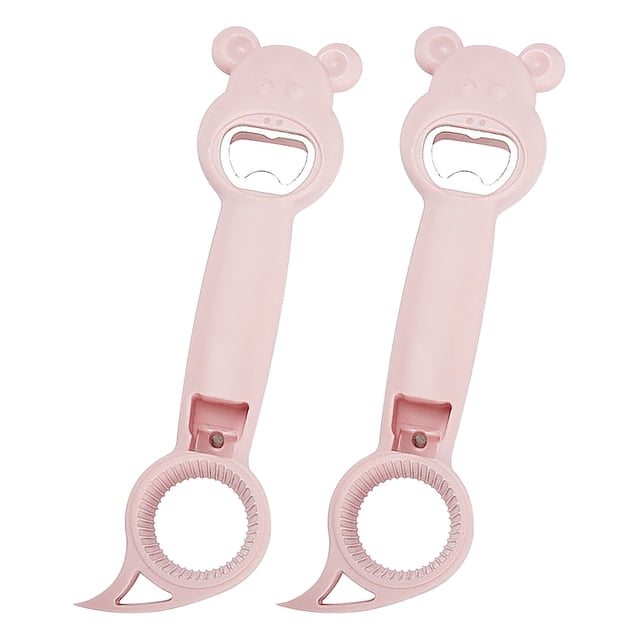 LSLJS 4 In 1 Manual Lid Remover Multifunctional Bottle Opener Kitchen Accessories Beer Bottle Opener 2pcs