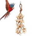thumbnail image 4 of Bird Wood Star Toy, Natural Healthy  Wood Star Chewing Toy Attractive  For Bird Exercise Wood Color,Colorful, 4 of 8