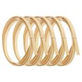 thumbnail image 1 of Unique Bargains Bamboo Strips for Weaving 7/16' x 10 Ft Thin Flat Wicker Rattan Cane Reed, Natural Color, 5 Pack, 1 of 6