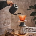 thumbnail image 4 of Cagogo under $5 Glass Coffee Filter, Colorful Glass Coffee Filter, Hand Drip Coffee Maker Reusable Filter Mug, Portable Glass Coffee Brewer with Removable Wooden Base, Pour Over Coffee Maker, 4 of 6