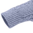 thumbnail image 4 of Chandail Ajusté pour Homme, Chandail Tricoté à Manches Longues avec Col Rabattu, Tenue Décontractée de Base pour l'Automne et l'Hiver, 4 of 9