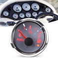 thumbnail image 4 of FLAMEEN Indicateur de Niveau de Carburant, Indicateur de Niveau de Carburant 2 Po Alarme Intelligente Étanche IP67 Instrument Automobile Marin en Acier Inoxydable 316, Affichage du Niveau de Carburant, 4 of 8