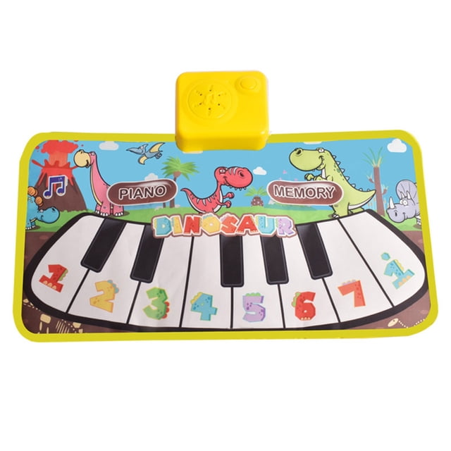 Kids Musical Play Mat Stepping Piano Floor Keyboard Puzzle Early Education Game Carpet 46X25Cm