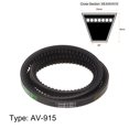 thumbnail image 2 of Unique Bargains 915mm Inner Girth 10mm Width Cogged V Belts Rubber Drive Belt for Power Transmission 2 Pack, 2 of 6