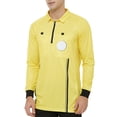 thumbnail image 1 of TOPTIE Chandail d'Arbitre Officiel de Soccer pour Homme à Manches Longues USSF Pro Uniforme-Jaune-m, 1 of 8