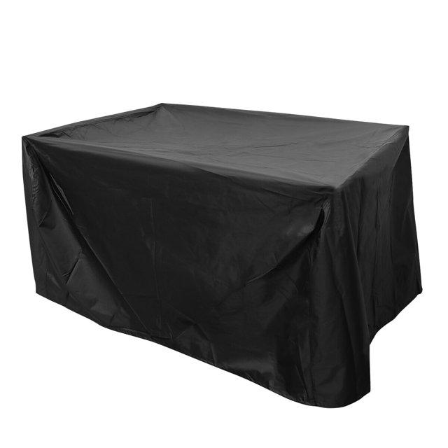 Housse de Meuble Imperméable et Antipoussière pour Patio Extérieur, Housse de Table et de Chaise (Noir)